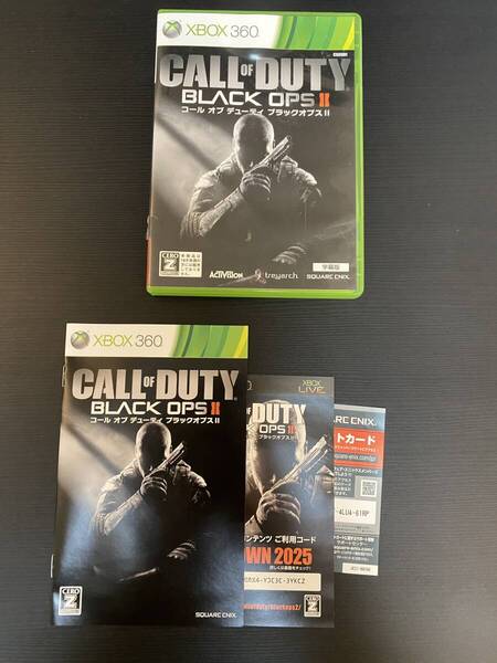 送料無料 初回特典付 Xbox360★コールオブデューティ ブラックオプス2★used☆CoD BO2☆import Japan
