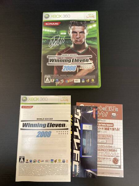 送料無料 Xbox360★ワールドサッカー ウイニングイレブン2008 ウイイレ★used☆Winning eleven 2008☆import Japan
