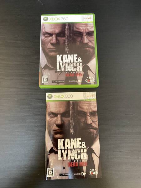 送料無料 Xbox360★ケインアンドリンチ★used☆Kane and Lynch dead men☆import Japan