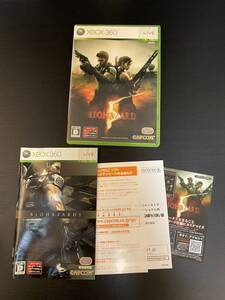 送料無料 Xbox360★バイオハザード5 バイオ★used☆Biohazard 5☆import Japan