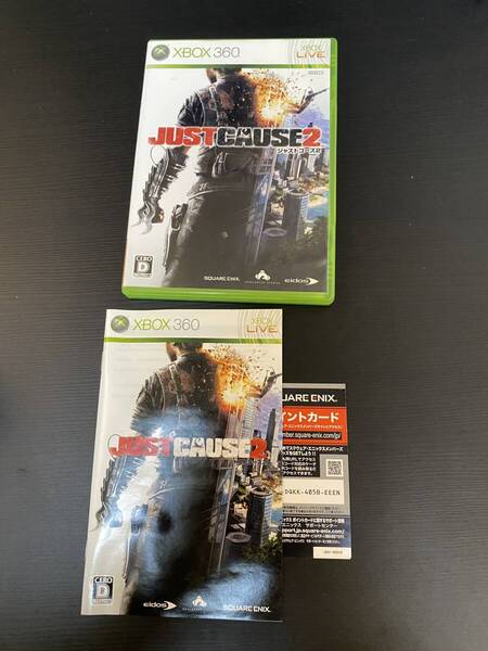 送料無料 Xbox360★ジャストコーズ 2 ジャスコ★used☆Just cause 2☆import Japan