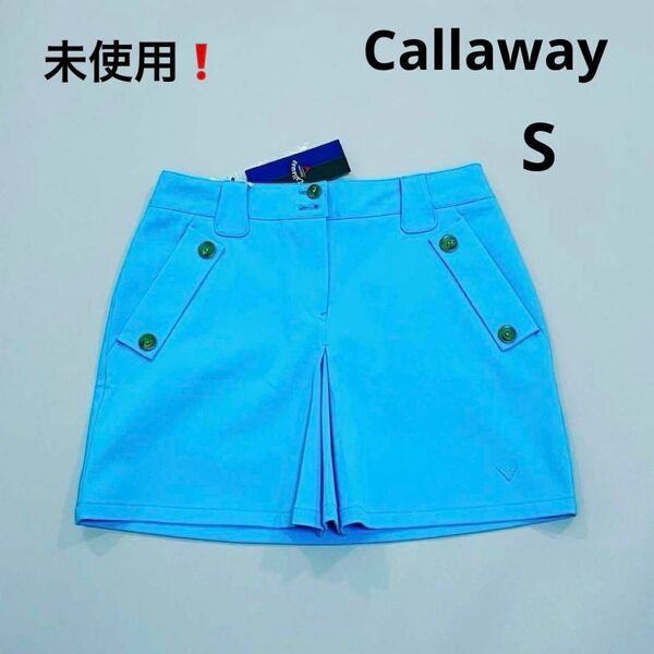 新品未使用★ キャロウェイ S スカート 水色系 ブルー系 ゴルフ レディース Callaway GOLF