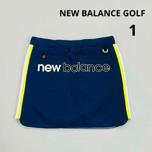 ニューバランスゴルフ 1/M ストレッチスカート ネイビー バックロゴ 22年 New Balance Golf
