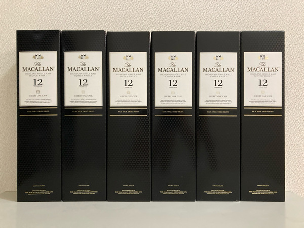 【未開封】The MACALLAN マッカラン 12年 700ml × 6本セット (各箱入り・アルコール分40%) SHERRY OAK CASK シェリーオークカスク SSS