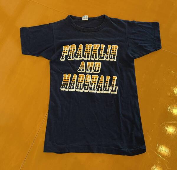80s USA製 Champion チャンピオン FRANKLIN AND MARSHALL Tシャツ ヴィンテージ 古着