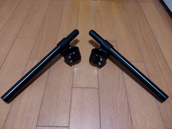 セパレートハンドル 35ミリ セパハン 35パイ 20ミリアップ 20ミリライズ ブラックアルマイト ハンドル 35mm