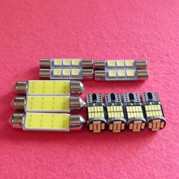 ボルボ MB V50 前期 超爆光! T10 LED ルームランプ 11個セット キャンセラー内蔵 ホワイト VOLVO /26/f3/t42