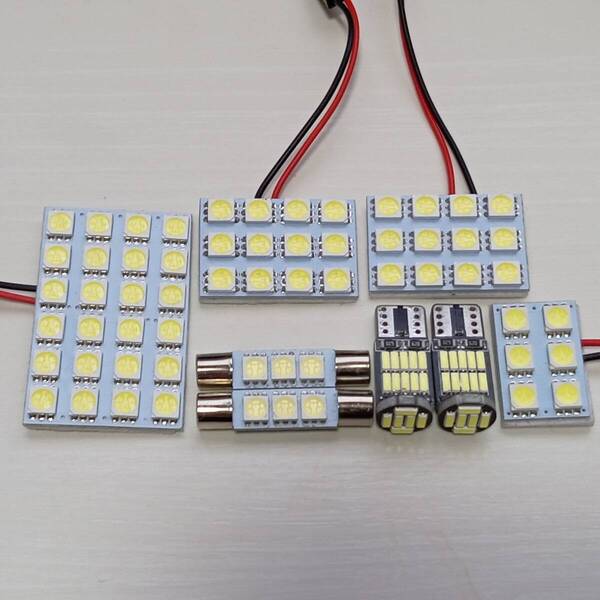 フロンクス FRONX WDB3S WEB3S ルームランプ 8個セット T10 LED 超爆光 ホワイト スズキ /s24/s12/s6/f3/26