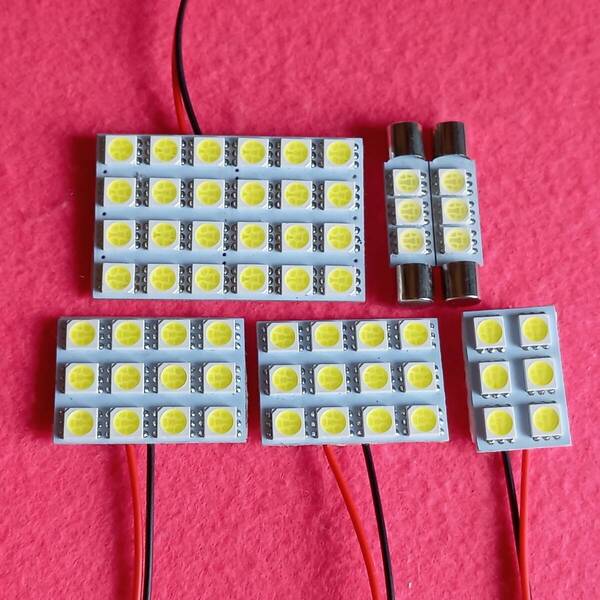 GK1W エクリプスクロス 後期 超爆光! T10 LED ルームランプ 6個セット 三菱 /s24/s12/f3