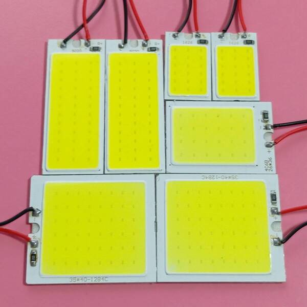 超爆光!200系 ハイエース7型 スーパーGLワイド COB 全面発光 ルームランプ 7個セット T10 LED ホワイト トヨタ /c18/c24/c36/c48/