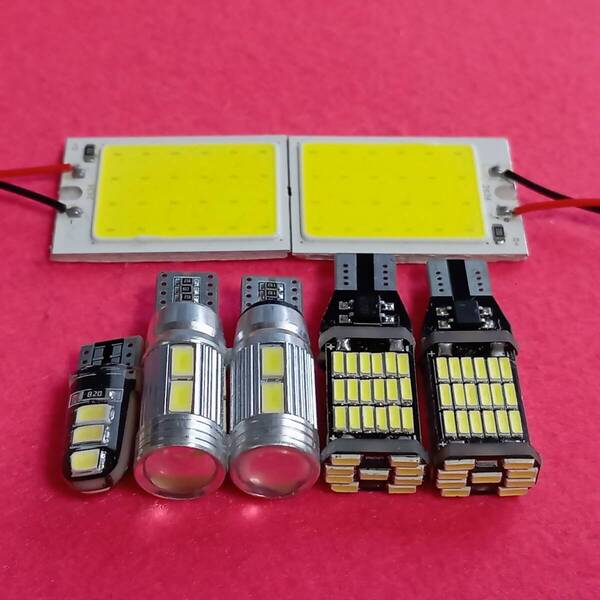 MK21S パレットSW 超爆光!T10 LED ルームランプ バックランプ ナンバー灯 7個セット スズキ /45/10/6/c24