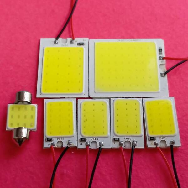 NHW20 プリウス 超爆光! T10 LED ルームランプ COB全面爆光 7個セット ホワイト トヨタ /c48/c24/c18/t31