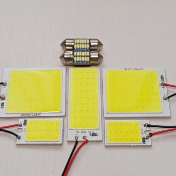 P##W系 デリカ スペースギア エクシード LED ルームランプ7個セット 車内灯 室内灯 ホワイト ミツビシ /t28/c48/c36/c18