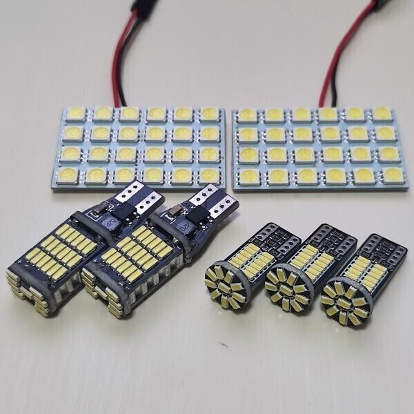 JH1 JH2 N-WGN カスタム 超爆光!T10 LED ルームランプ バックランプ ナンバー灯 ポジション 7点セット ホワイト ホンダ /45/s24/26