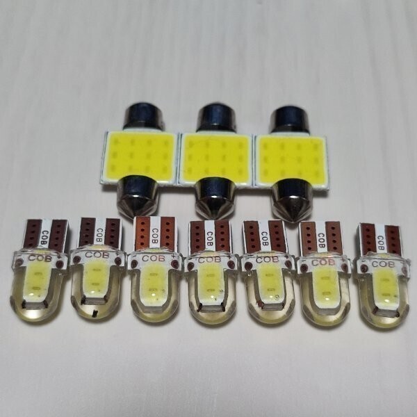 C26 セレナライダー 超爆光! T10 LED ルームランプ スモール ナンバー灯 10個セット ホワイト 日産 /c2/t31