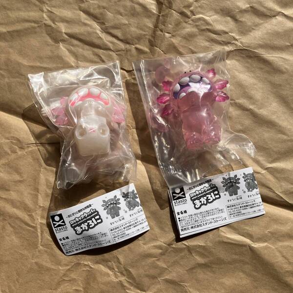 GRAPE BRAIN まかろに 2種セット ソフビ フィギュア headlockstudio punkdrunkers izumonster hxs realhead mvh pds zollmen リアルヘッド