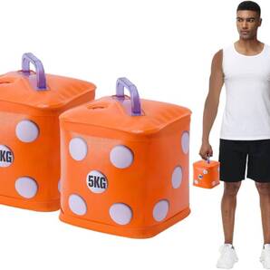 ダンベル5kg/2個セット ポータブルトラベルダンベル 水入りダンベルセット 折