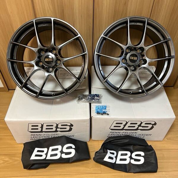 ★希少★ BBS RF517 DB ダイヤモンドブラック 鍛造ホイール 2本セット 18インチ 8J INSET48 PCD120 5H BMW F20 F22 シビック FK8 FL5