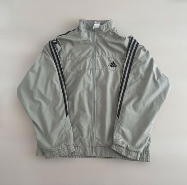 ☆90s adidas☆ ナイロンジャケット Mサイズ ベージュ ブラウン