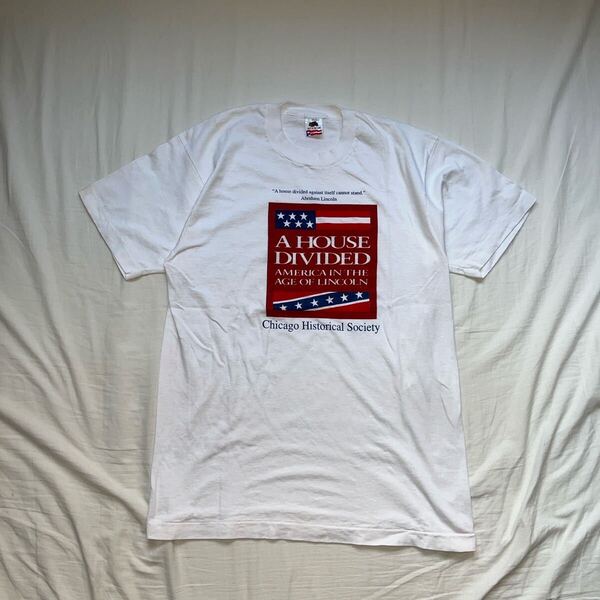 90s フルーツオブザルーム ヴィンテージ Tシャツ シカゴ Lサイズ 半袖 古着 00s シティ アメカジ ストリート Lサイズ プリント
