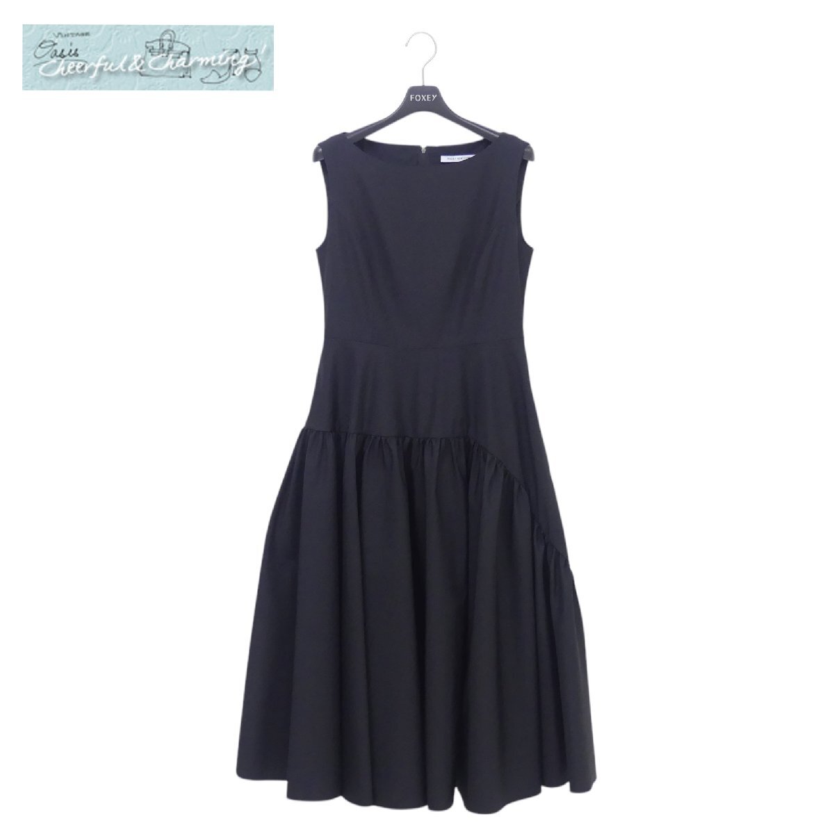 美品 フォクシーニューヨーク ドレスワンピース アシンメトリー 黒 42 Yahoo!オークション -「foxey フォクシー 42」(ワンピース) (女性用)の