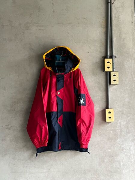 90s 90年代 HELLY HANSEN ベリーハンセン ビンテージ セーリング ナイロンジャケットパーカ アウトドア ヨット 旧タグ OLD フード 古着