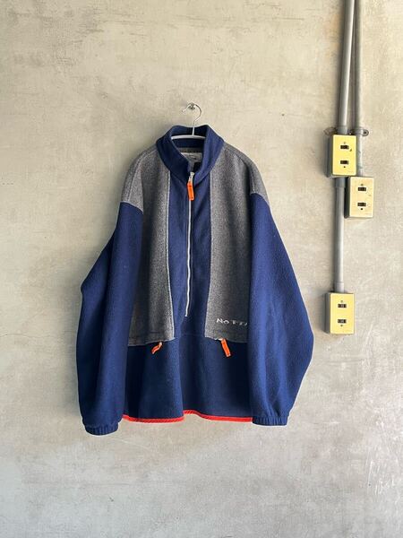 90s 90年代 NOFEAR ノーフィアー フリースジャケット USA製 ライフズアビーチ Lifes A Beach 後継 サーフ モトクロス XL ビッグサイズ