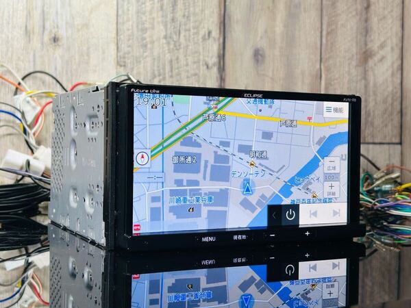 AVN-R8 イクリプス 4chフルセグTV Bluetoothオーディオ CD→SD録音 DVD SD 純正未使用アンテナセット GPS付き 送料無料