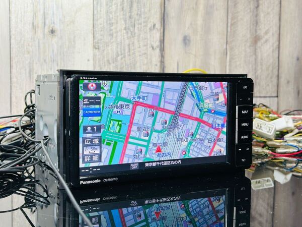CN-RE04WD パナソニック 4chフルセグTV Bluetoothオーディオ CD→SD録音 DVD SDオーディオ 200mm 純正未使用アンテナセット GPS付 送料無料