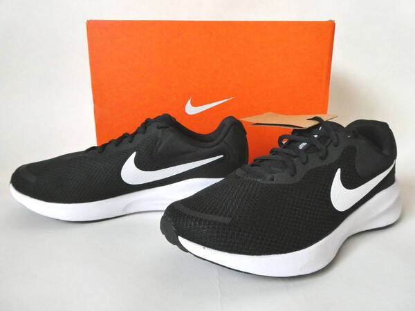 ナイキ NIKE 新品!レボリューション7 メンズ ロード ランニングシューズ 27.5cm黒4E 送料無料 軽量スニーカー ワイド