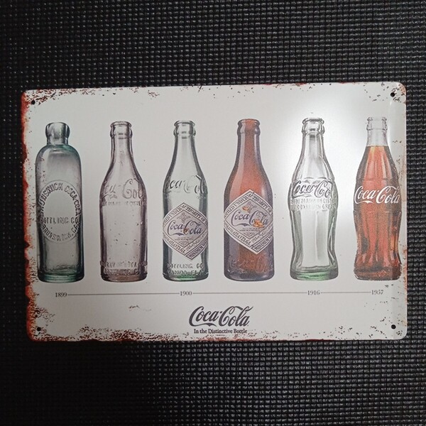 ■ブリキ看板 Coca-Cola コカコーラ ガレージ レア メタルプレート レトロ アメリカンインテリア 世田谷ベース アメリカン雑貨 ④