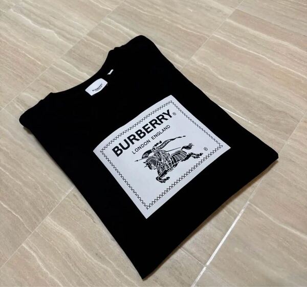 バーバリー BURBERRY Tシャツ ブラック 黒 半袖