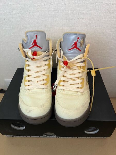 Off-White × Nike Air Jordan 5 Sail