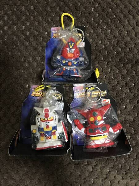 【スーパーロボット大戦】 スーパーロボット大戦 熱血音声マスコット ゲッターロボ ガンダム コンバトラーV フィギュア キーホルダー