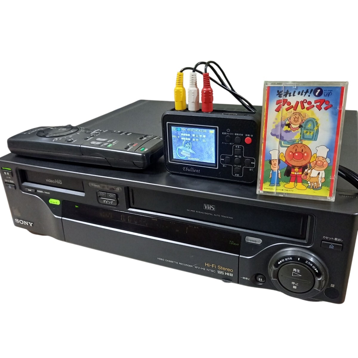 希少 小型 SONY ソニー 8mmビデオテープ プレーヤー Hi8