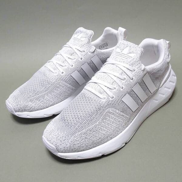 即決 adidas Swift Run 22 26.5cm ランニングシューズ アディダス ホワイト/グレー ローカット 紳士靴 通学 休日 ジョギング スニーカー
