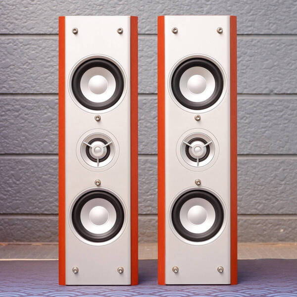 YAMAHA NS-M225 MC(チェリー) + FOSTEX M800 アルミ合金振動板スピーカー
