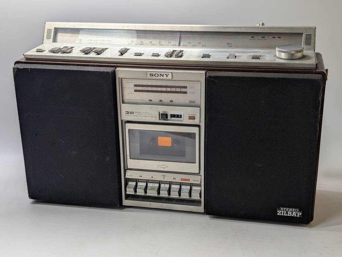SONY CFS-V8 STEREO ZILBA'P FM/AM Radio Cassette Recorder | eBay