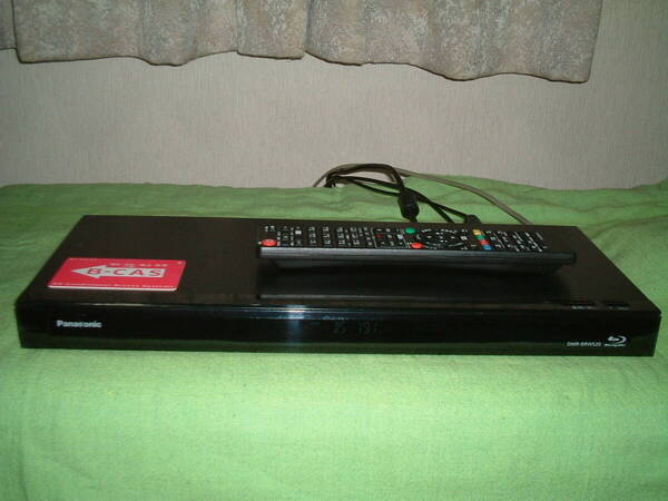 1ヶ月保証 パナソニック DMR-BRW510 HDD/DVD/ブルーレイ/レコーダー 2番組同時録画 500GB 新品リモコン B-CASカード付