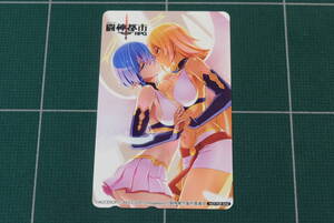 Qs002 アリスソフト 闘神都市 GIRLS GIFT RPG 3DS 未使用 テレカ ALICESOFT Tournament of the Gods collectible Telecard unused