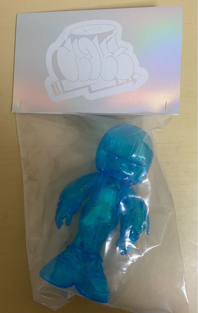 emDASH MOVE ソフコン限定カラー 青髪 ソフビ sofubi sofvi エム