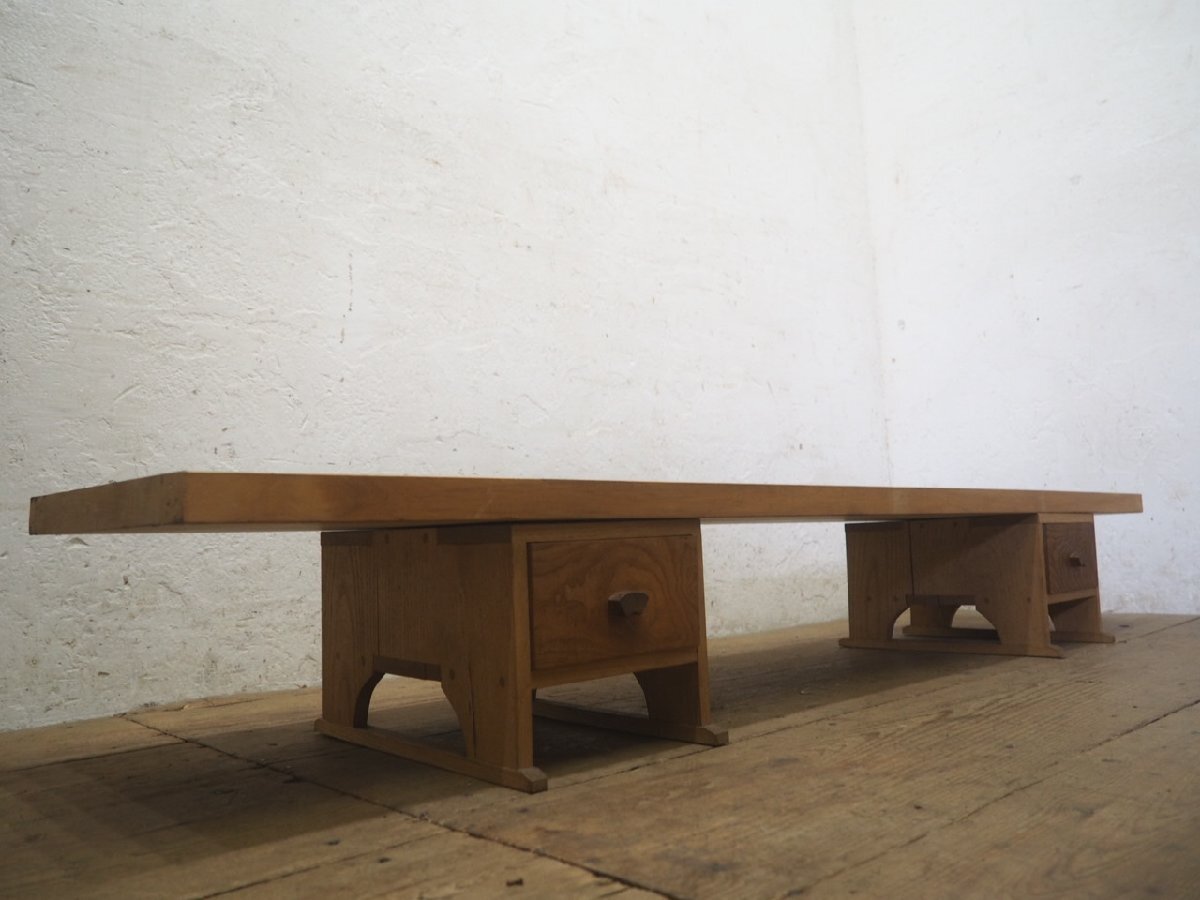 昭和レトロ　アンティーク　無垢　一枚板　座卓　ローテーブル 昭和レトロ アンティーク 無垢 一枚板 座卓 ローテーブル sei