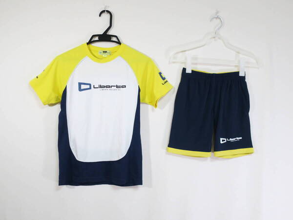 リベルタ サッカースクール ユニフォーム シャツ パンツ 上下 セットアップ JS ジュニア 130-140cm トレーニングウェア