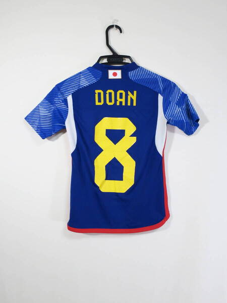 日本代表 #8 堂安律 2022 ホーム ユニフォーム ジュニア 140cm アディダス ADIDAS JAPAN サッカー シャツ