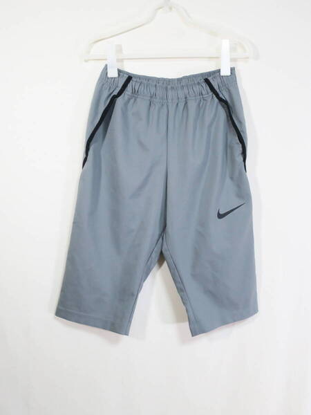 ナイキ NIKE ウインドクォーターパンツ チーム ウーブン 3/4 3.0 S グレー 七分丈 トレーニング パンツ ハーフパンツ メンズ