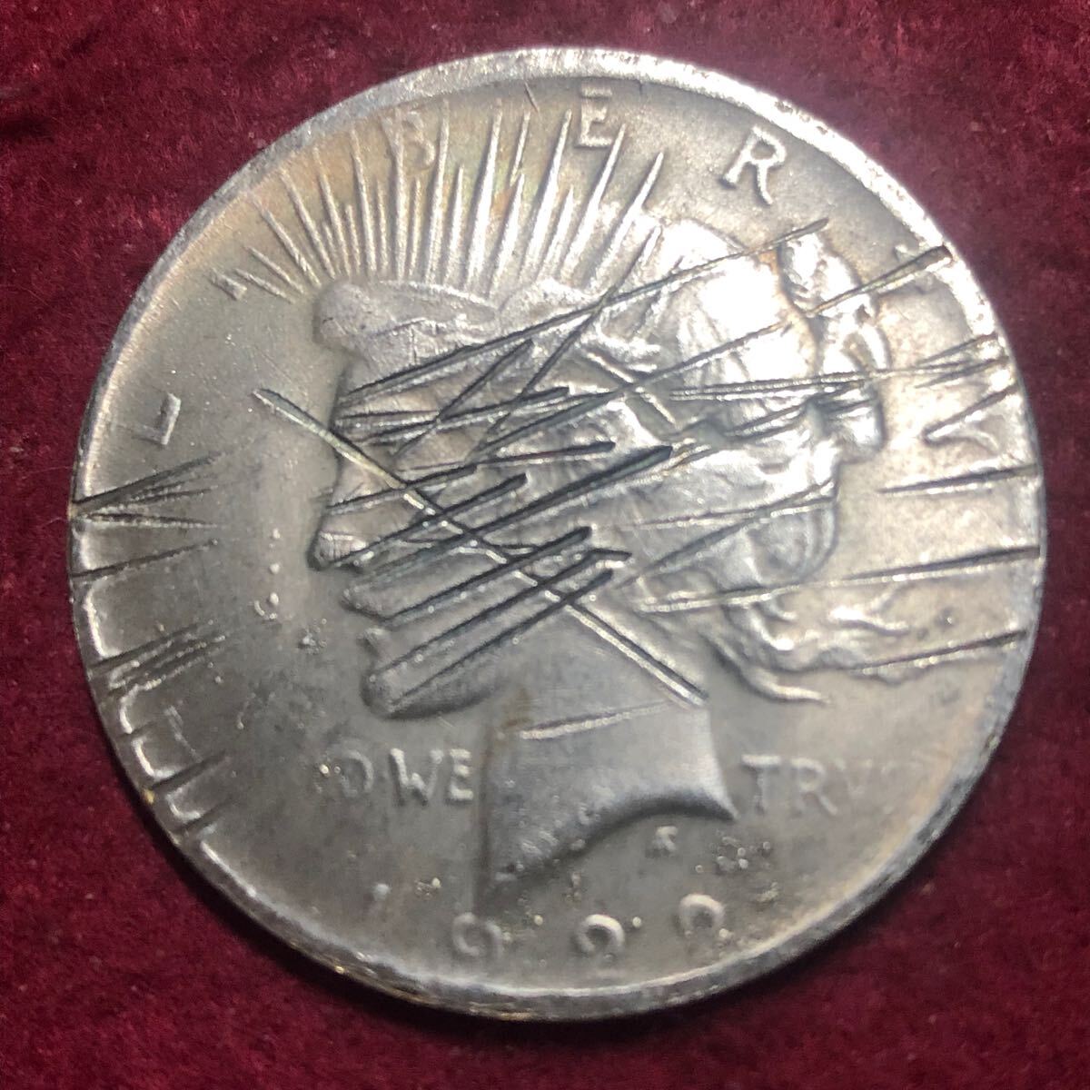 売り切り】 アメリカ ピースダラー1ドル銀貨 銀貨 古銭 硬貨