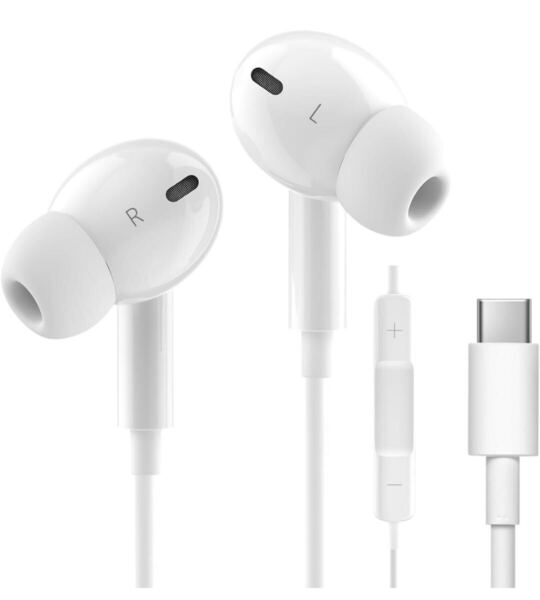タイプc イヤホン TYPE-Cイヤホン 有線 USB-Cイヤホン有線 HIFI音質 音量調整 重低音 ノイズキャンセリング マイク付き 通話可能