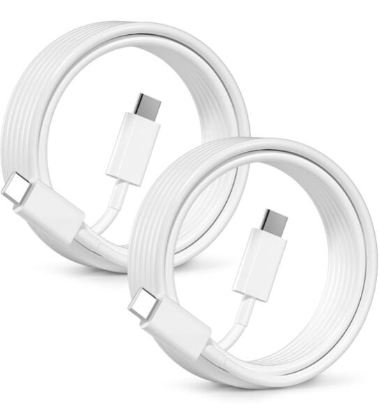 USB C ケーブル 60W iPhone16 iPhone15 ケーブル PD急速充電 USB C-C 1M 2本セット 超高耐久 高速データ同期 タイプC Type C機種対応