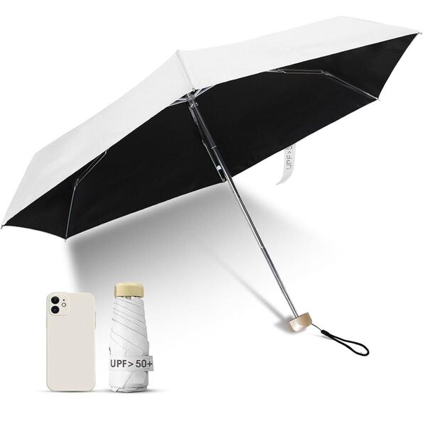 日傘 超軽量 179g【uvカット100 遮光&UPF 50+】おりたたみ 傘 晴雨兼用 航空用アルミ 錆びにくい 遮熱 紫外線遮断 日焼け防止 熱中症対策