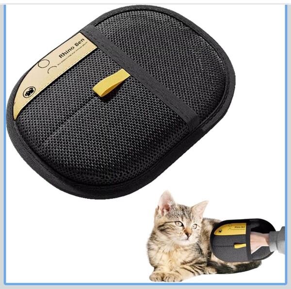 猫の毛除去手袋、犬毛除去手袋、ペットグルーミンググローブ、ペット用静電毛取り手袋、優しい抜け毛取りブラシグローブ